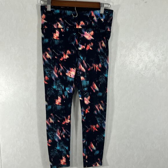 Tuff Athletics Stretch Legging Women Size xs Black Multi Colored Size xs - Picture 2 of 6